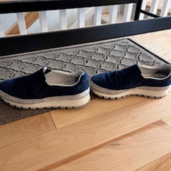 Prada Navy Suede Espadrille - Picture 4 of 6